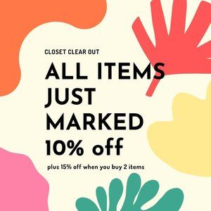 CLOSET CLEAR OUT SALE!!!!!